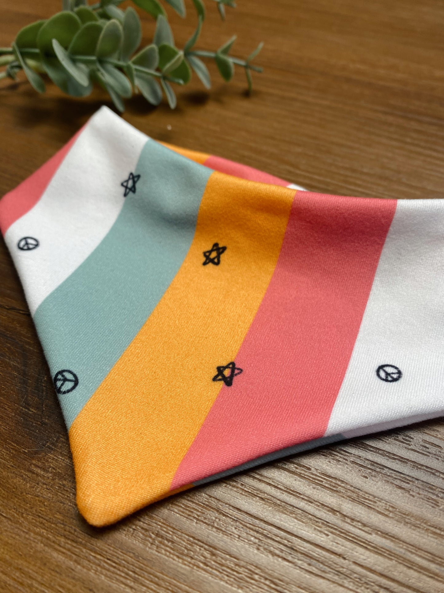 Retro Stripes Snap Bandana