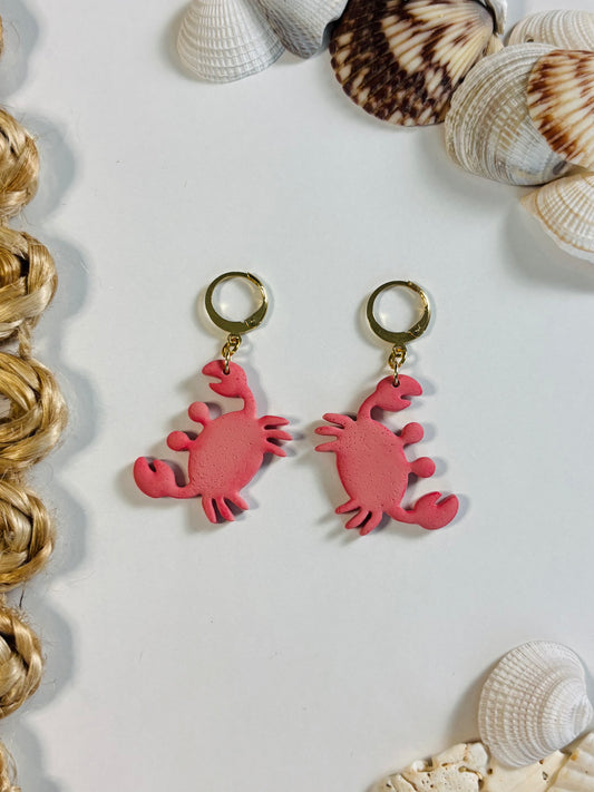 Crab Huggie Dangle