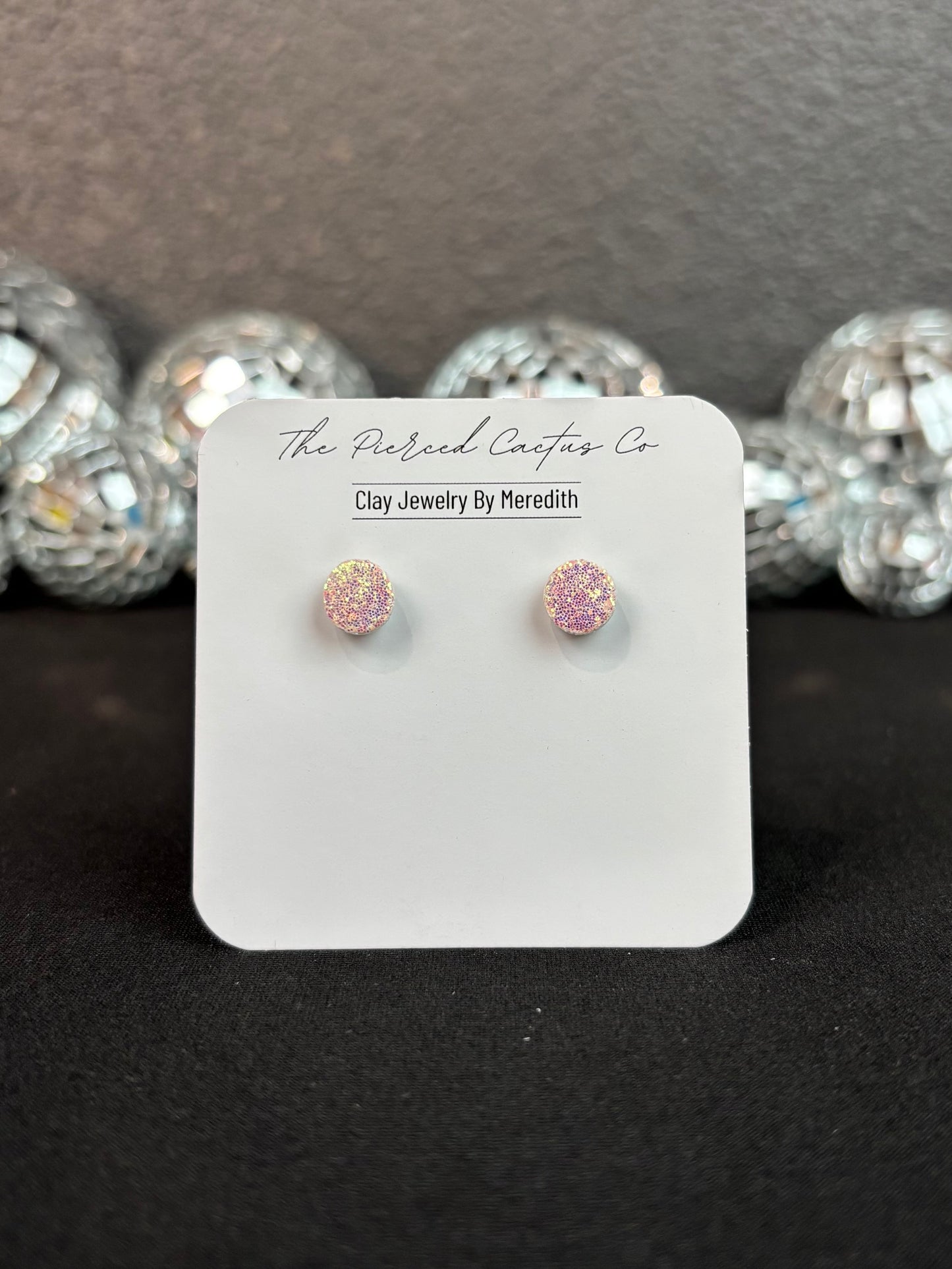 Dainty Glittery Studs
