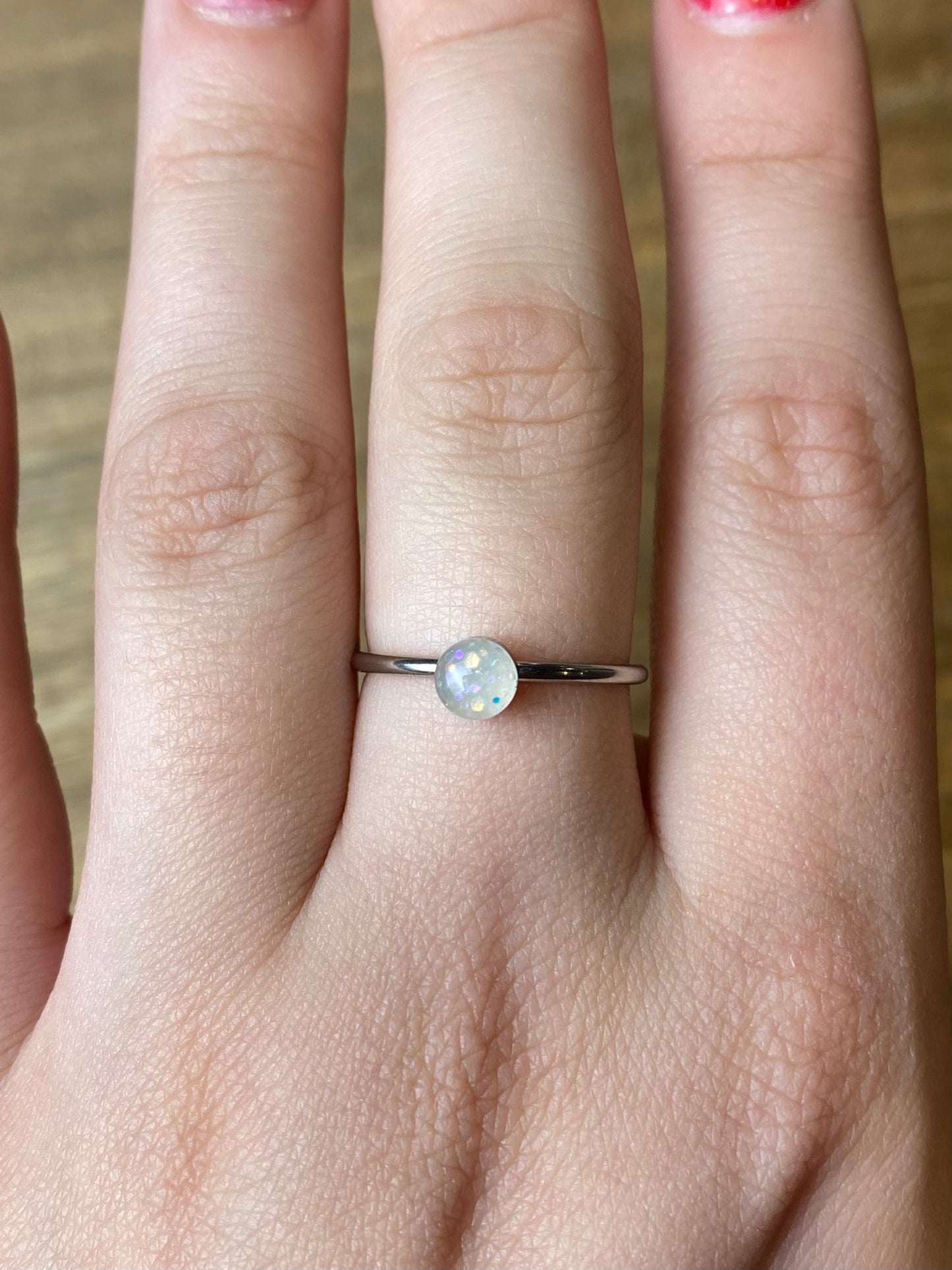 Opal Clay Adjustable Ring