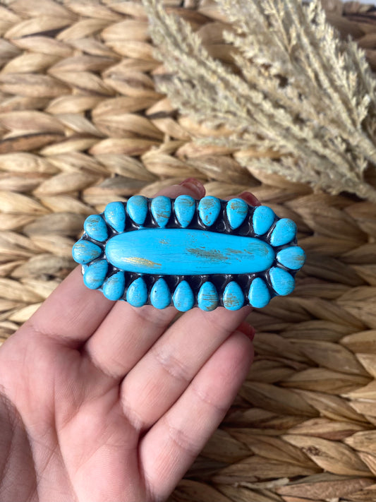 Turquoise Stone Hair Clip