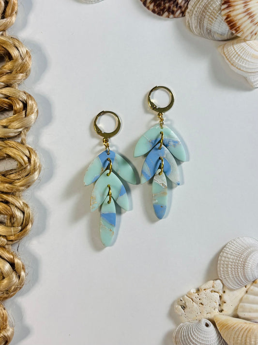 Ocean Elegant Floral Dangle