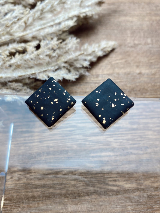 Black & Gold Stud