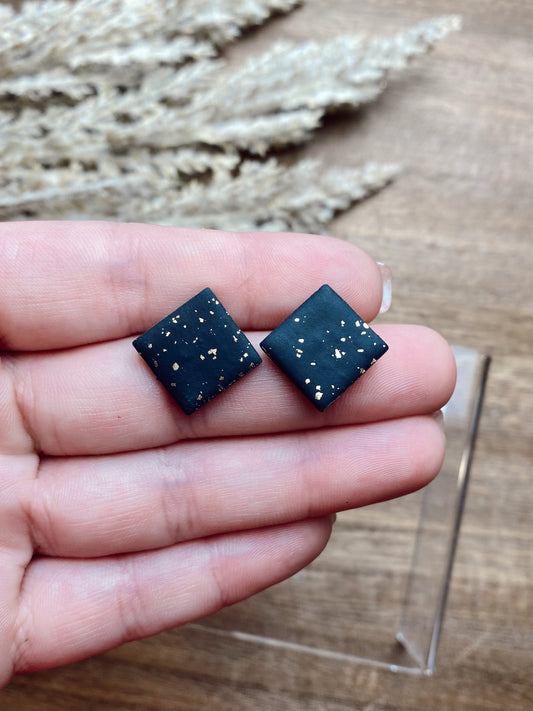 Black & Gold Stud