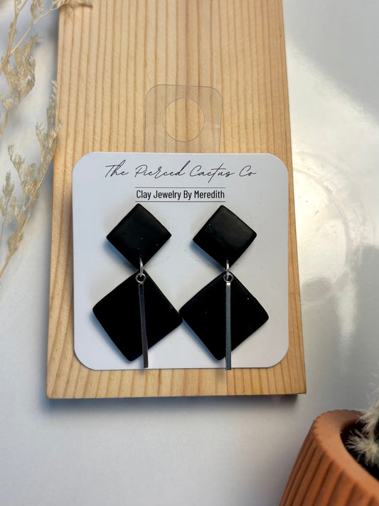 Black Charmed Dangle