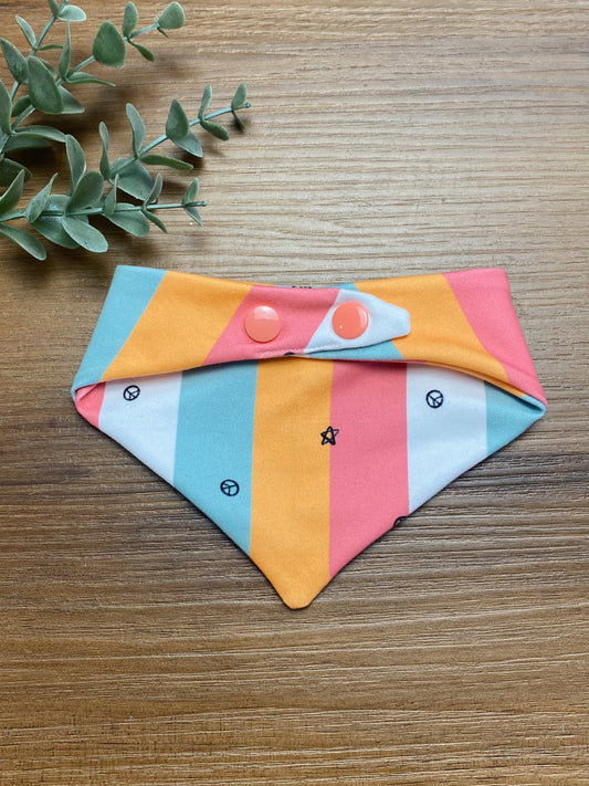 Retro Stripes Snap Bandana