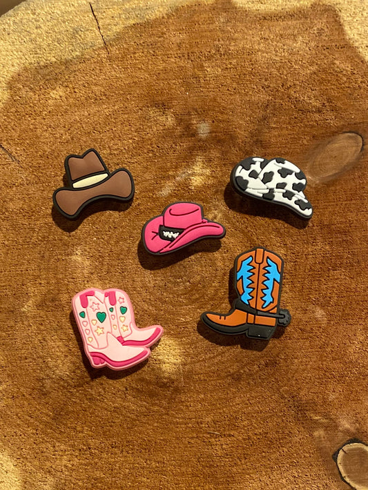 Western Croc Charms