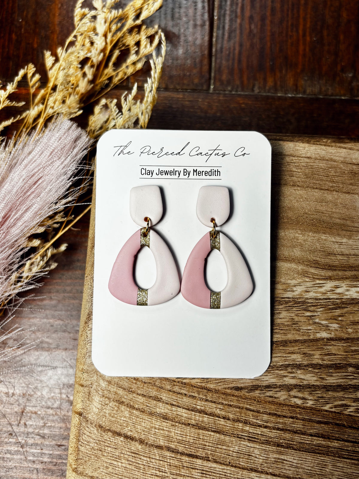 Two Toned Pink Dangle