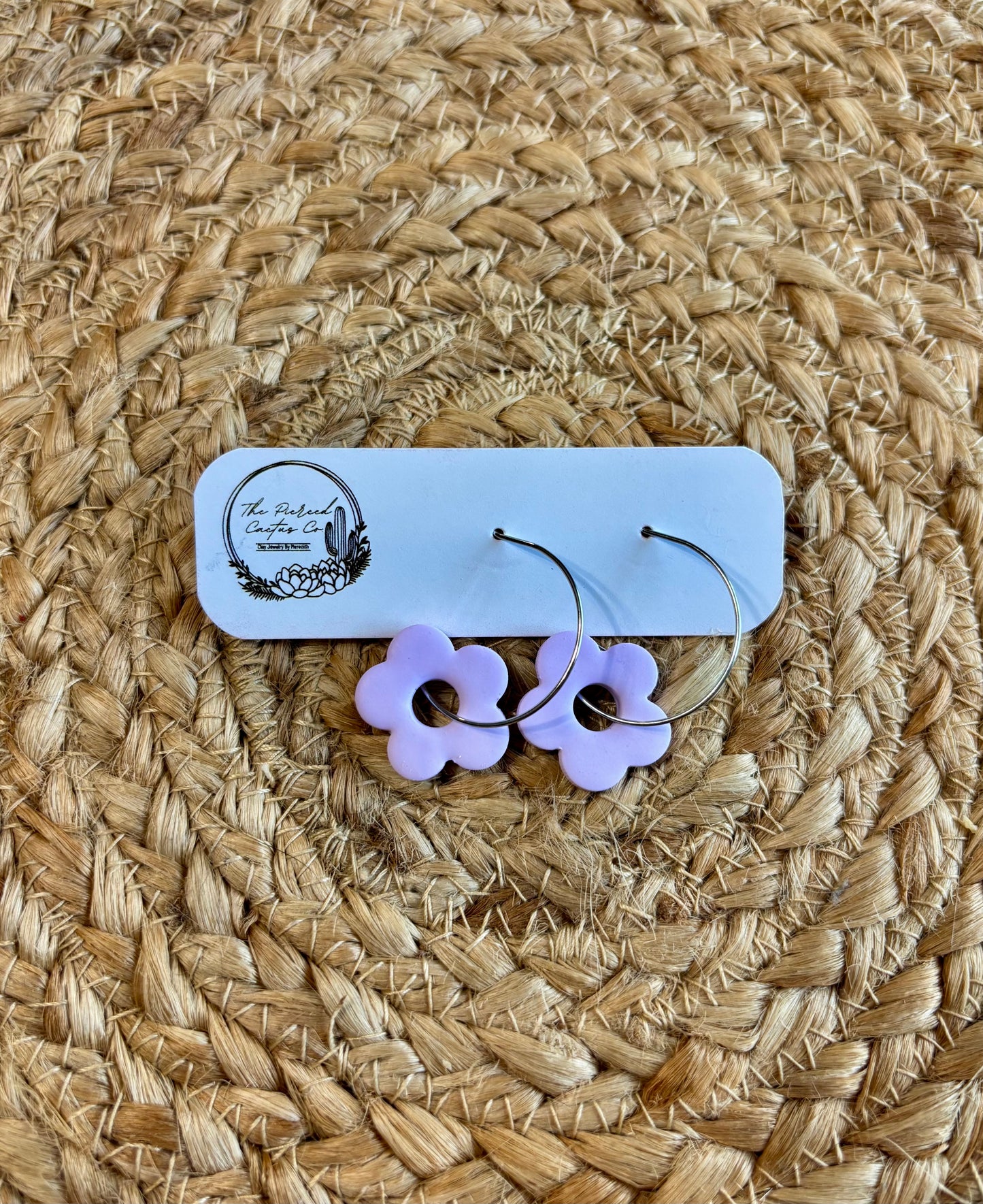 Mini Flower Hoops