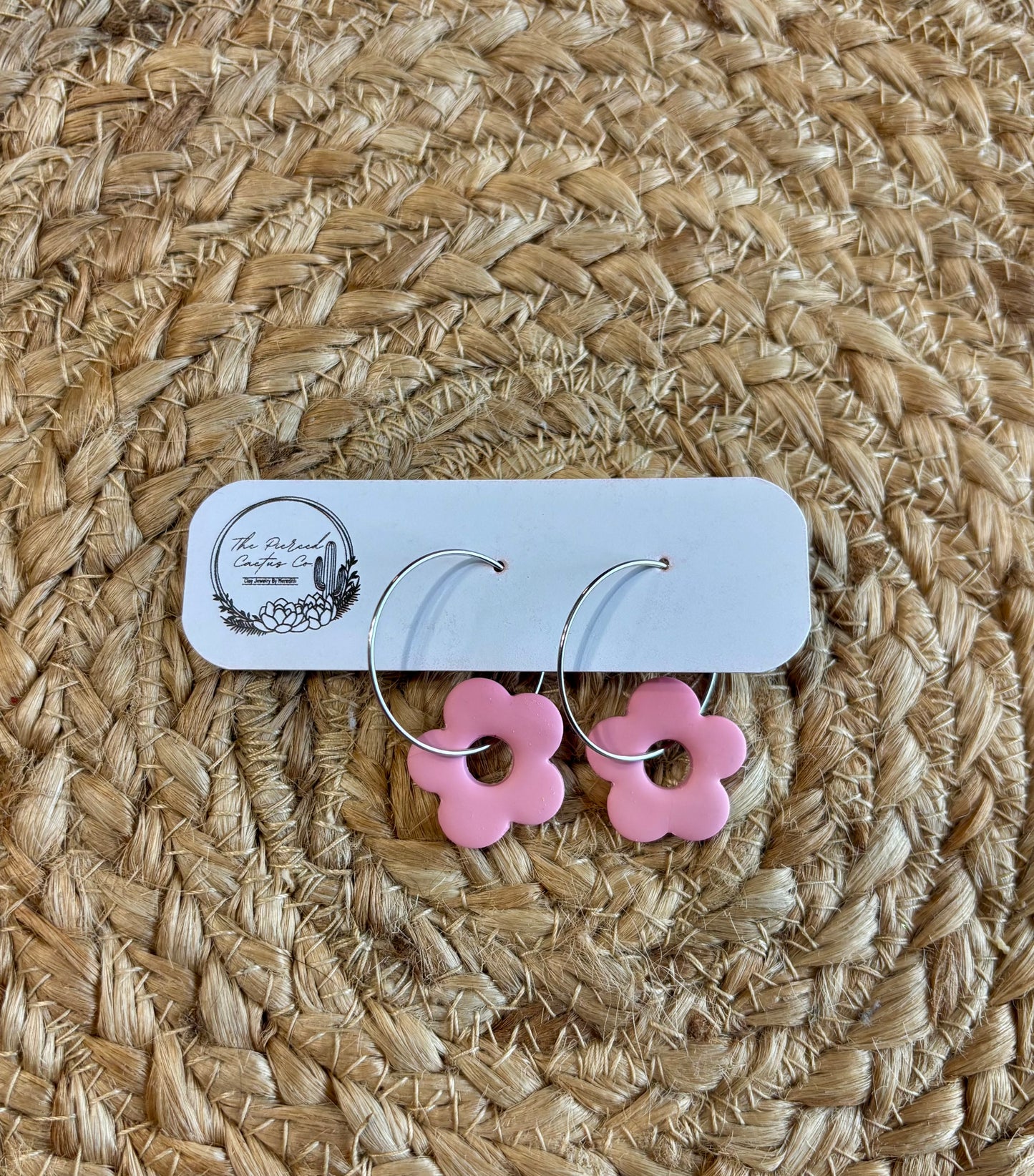 Mini Flower Hoops