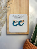 Turquoise Mini Hoops
