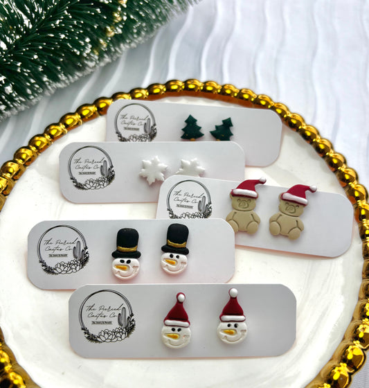 Small Christmas Studs