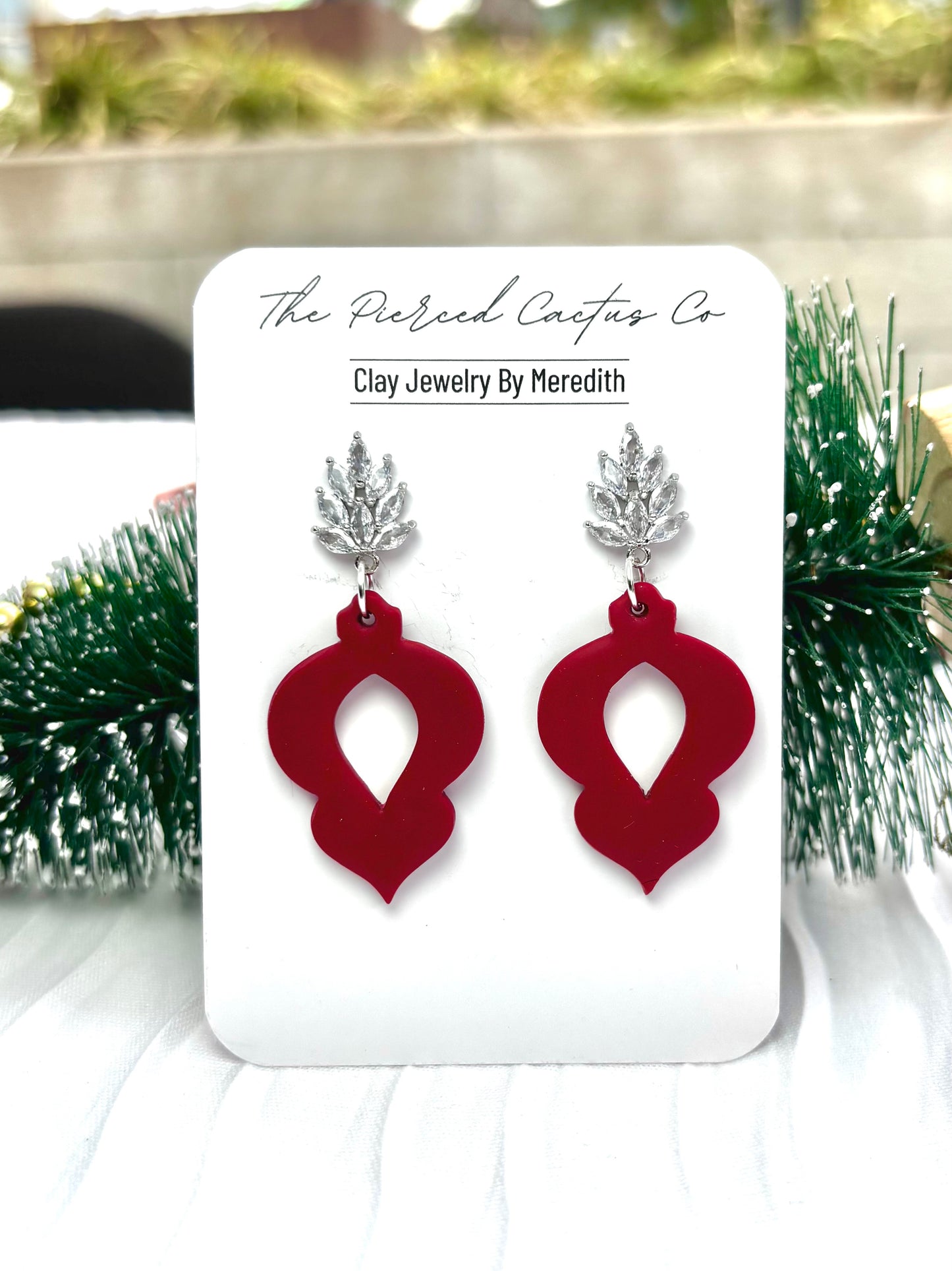 Red & Silver Ornament