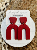 Red Arched Dangle