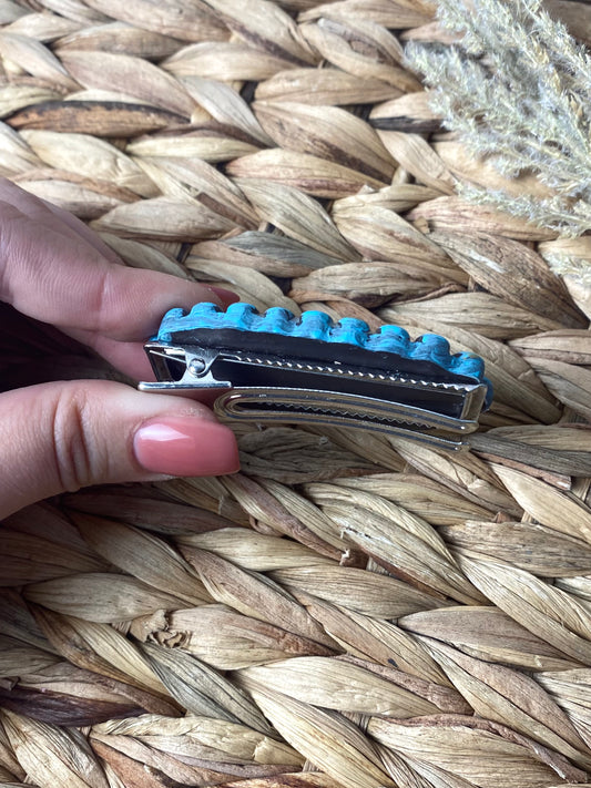 Turquoise Stone Hair Clip