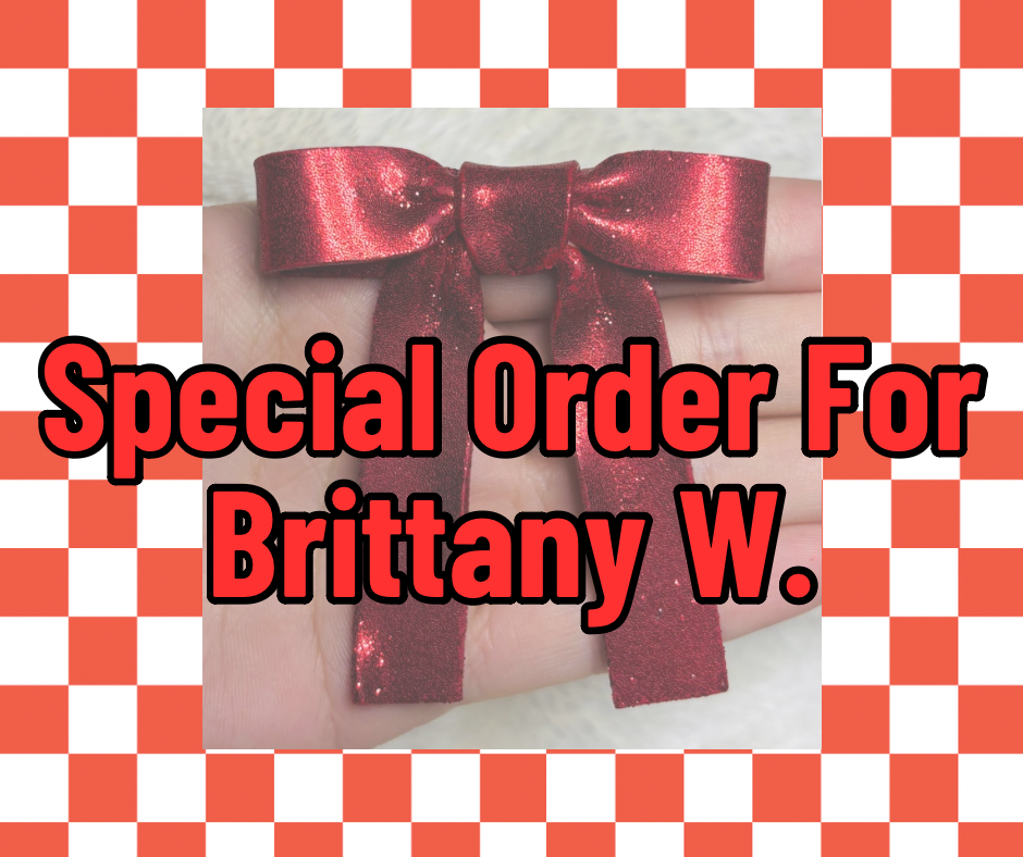 Special Order For Brittany W