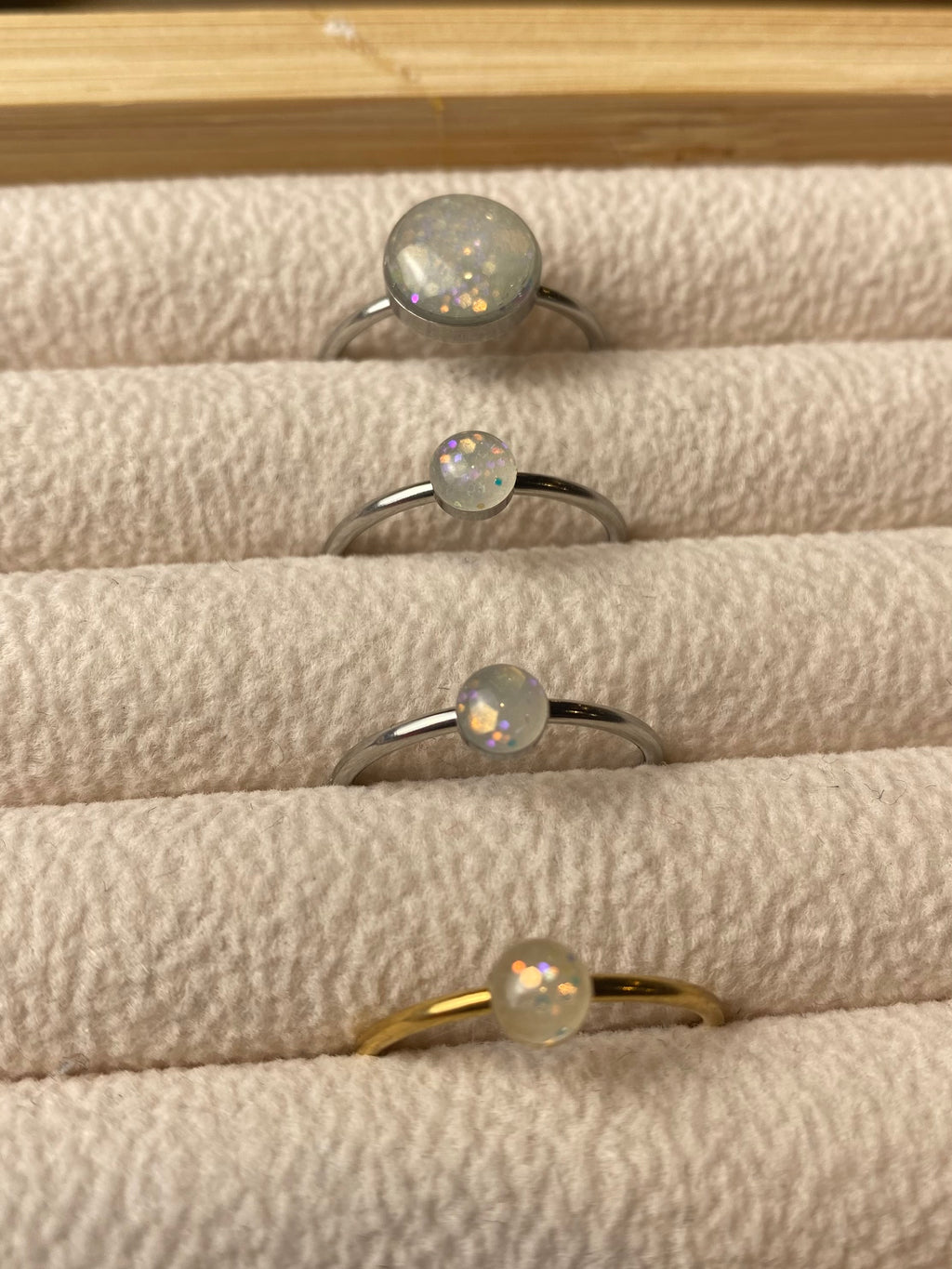 Opal Clay Adjustable Ring