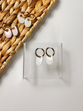 Pastel Oval Striped Hoops