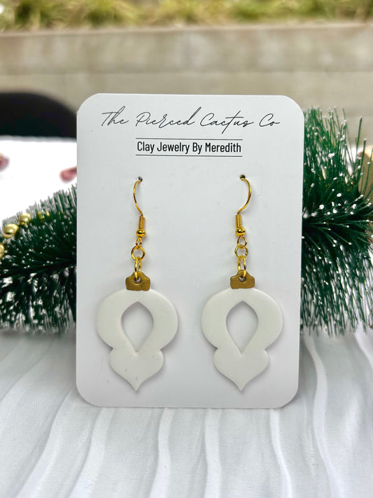 White & Gold Ornament