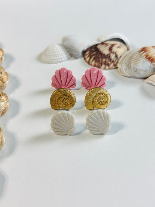 Pink, Gold & Pearl Beach Stud Pack