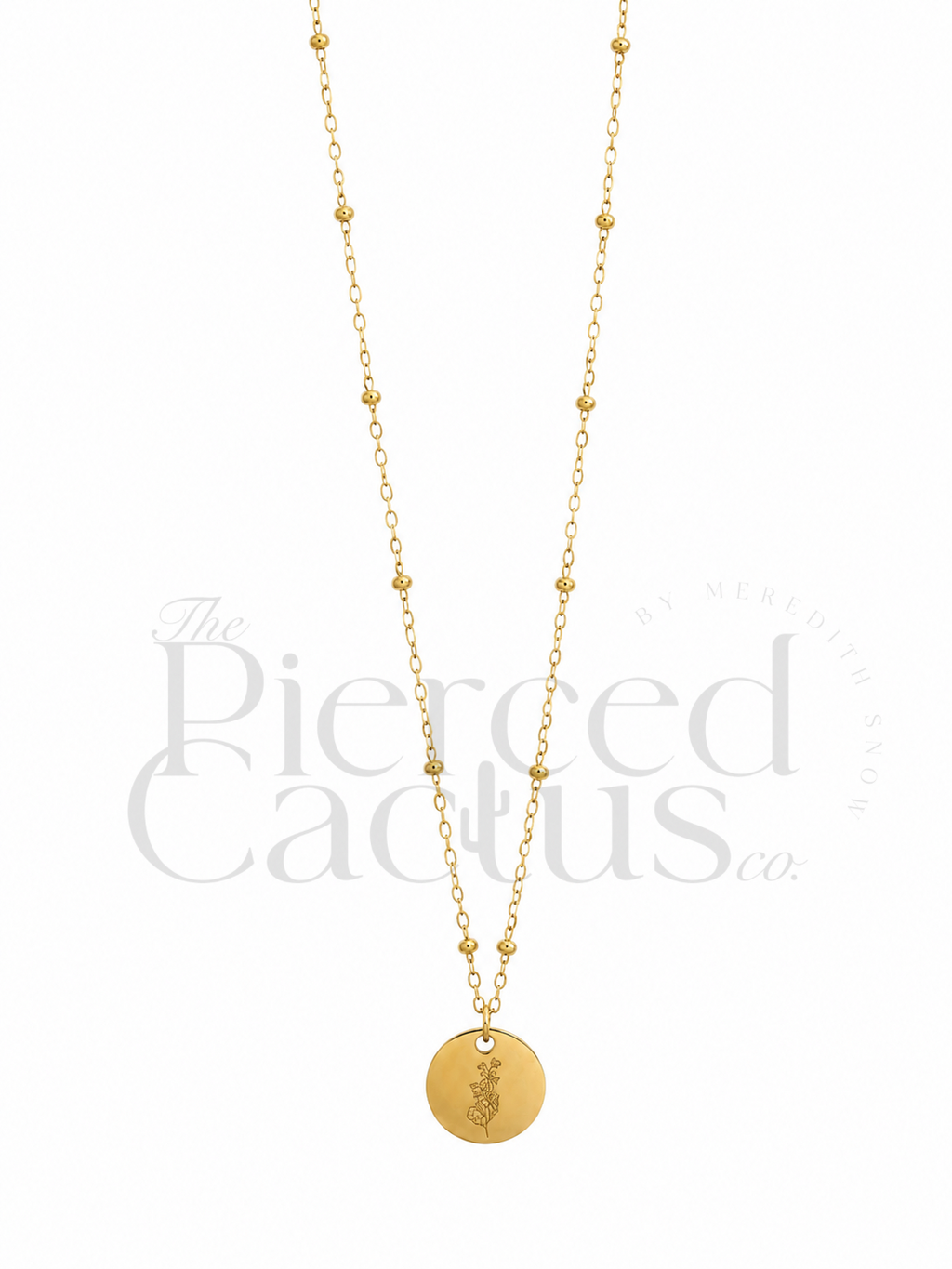 Birth Flower Necklace