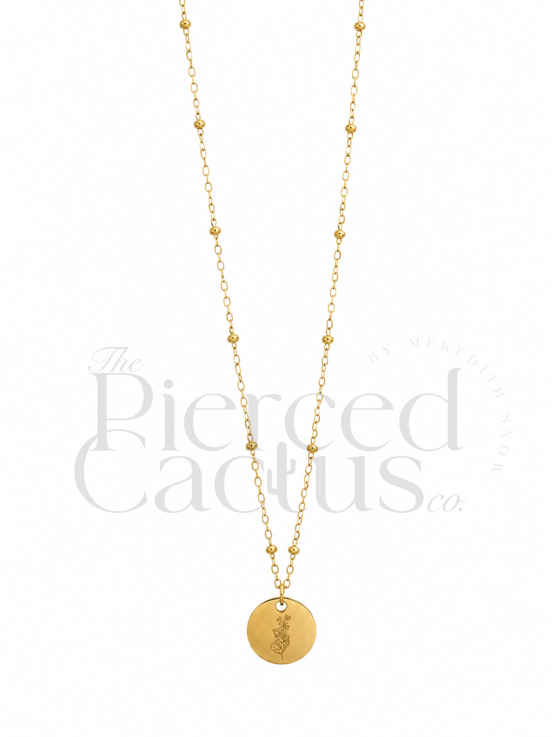 Birth Flower Necklace