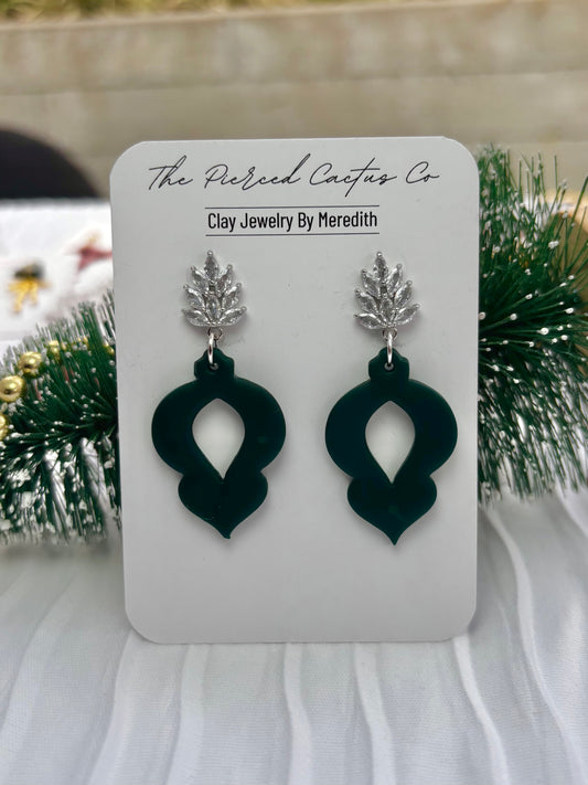 Green & Silver Ornament