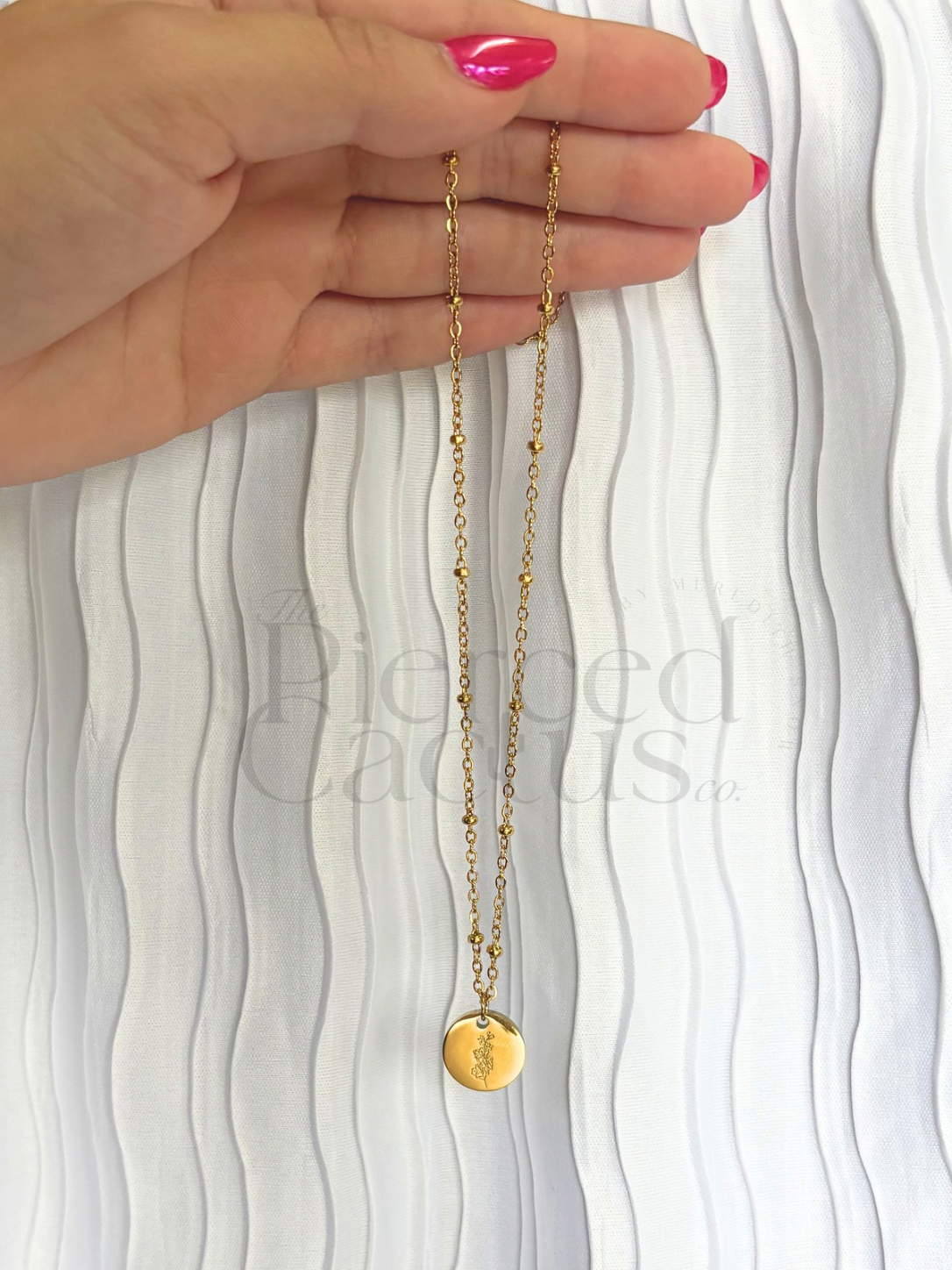 Birth Flower Necklace