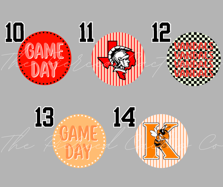 Custom Spirit Button With Ribbon