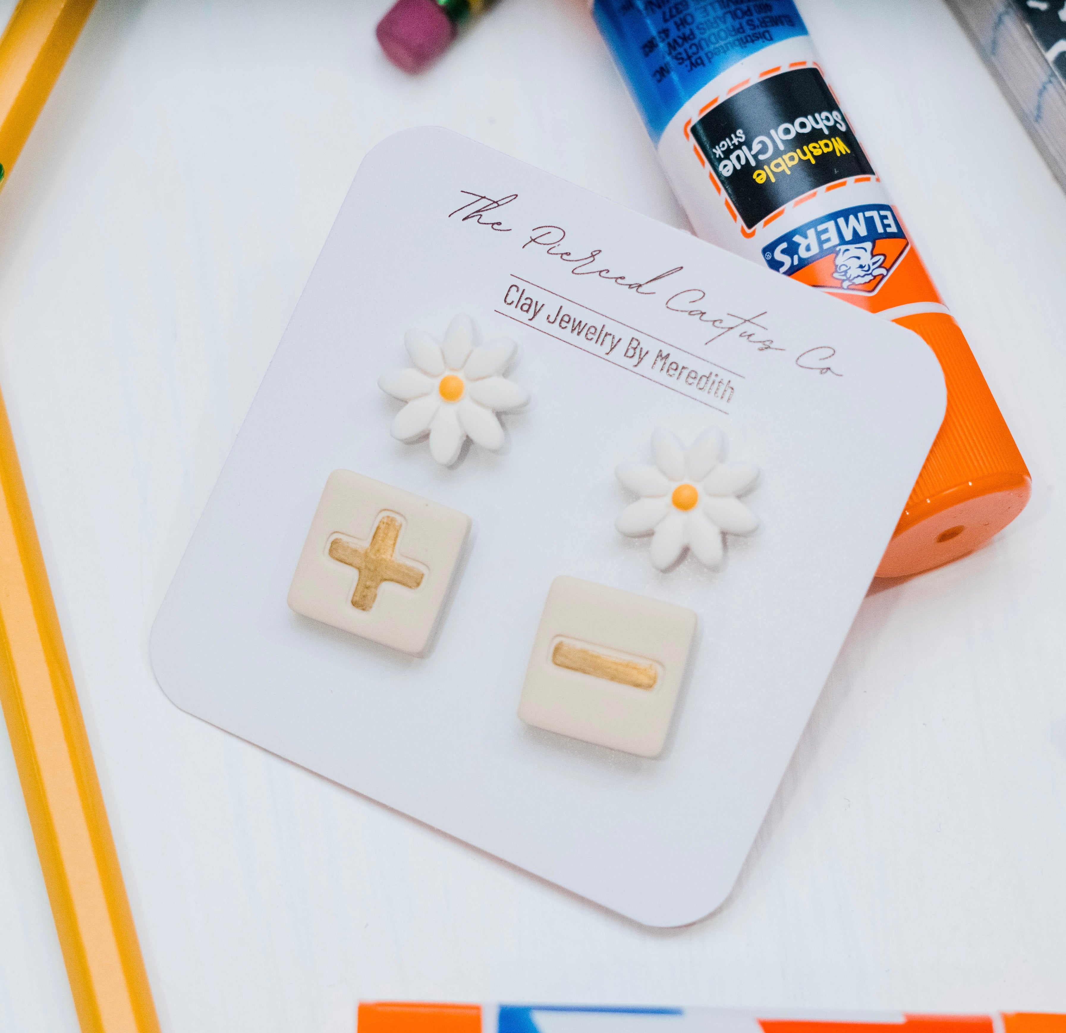Beige & Gold Math Stud Pack