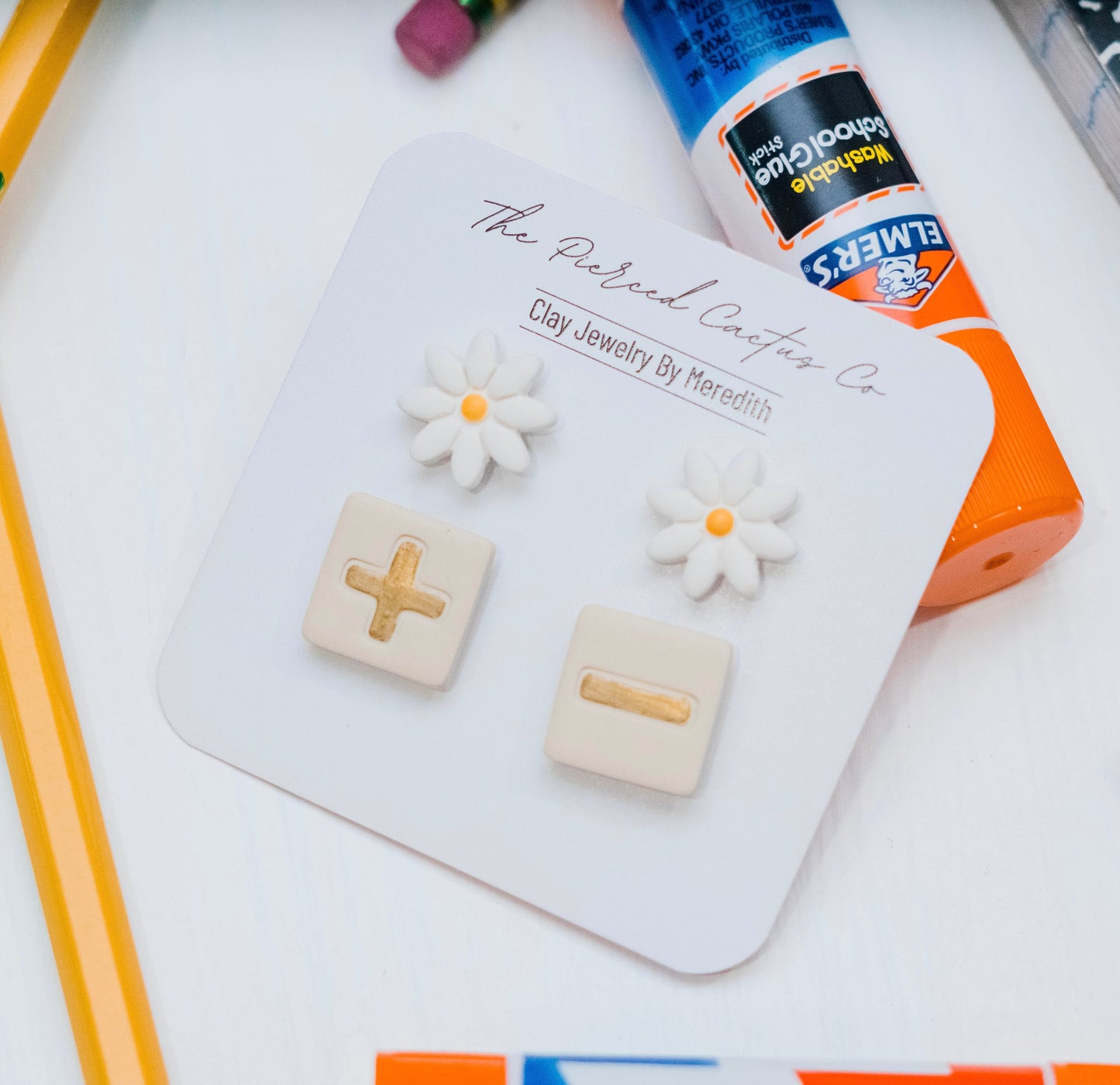 Beige & Gold Math Stud Pack