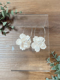 White Flower Hoop