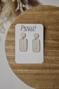 Cream Colored Cactus Dangle