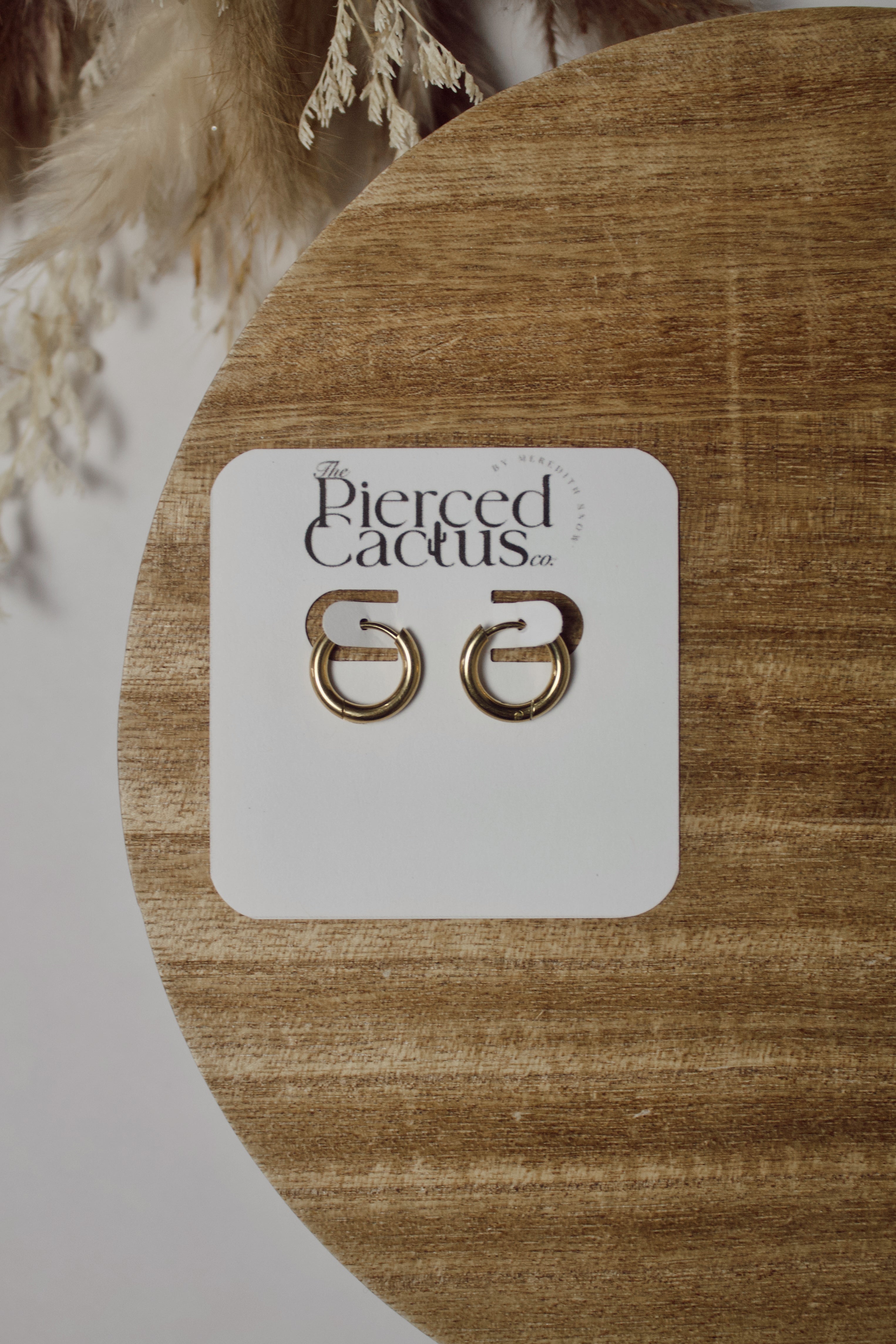 Mini Gold Stainless Steel Hoops